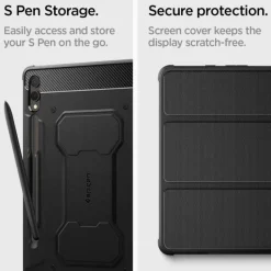 Etui Spigen Rugged Armor ”pro” Galaxy Tab S9+ Plus 12.4 X810 / X816B Black Case