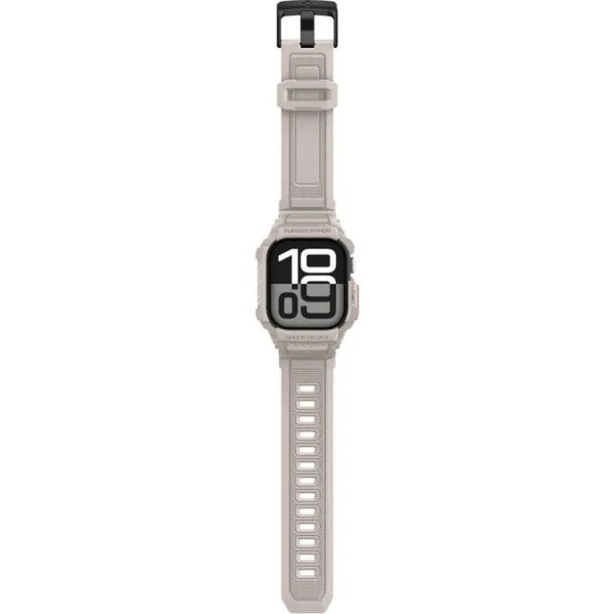 ETUI SPIGEN RUGGED ARMOR ”PRO” V2 APPLE WATCH 10 / 11 (42 MM) DUNE BEIGE