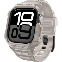 ETUI SPIGEN RUGGED ARMOR ”PRO” V2 APPLE WATCH 10 / 11 (42 MM) DUNE BEIGE