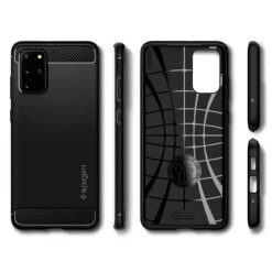 Etui SPIGEN Rugged Armor Samsung Galaxy S20 Plus Matte Black Czarne Case