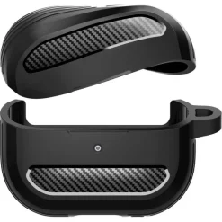 ETUI SPIGEN RUGGED ARMOR SAMSUNG GALAXY BUDS 3 / 3 PRO MATTE BLACK
