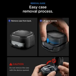 ETUI SPIGEN RUGGED ARMOR SAMSUNG GALAXY BUDS 4 / 4 PRO MATTE BLACK