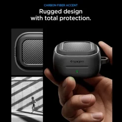 ETUI SPIGEN RUGGED ARMOR SAMSUNG GALAXY BUDS 4 / 4 PRO MATTE BLACK