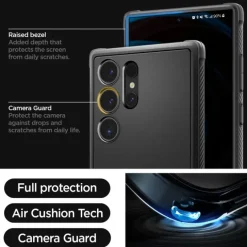 Etui Spigen Rugged Armor Samsung Galaxy S24 Ultra Matte Black Case