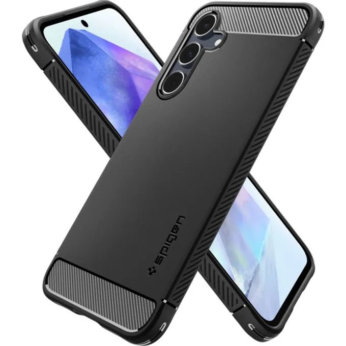 Etui Spigen Rugged Armor Samsung Galaxy A55 5g Matte Black Case