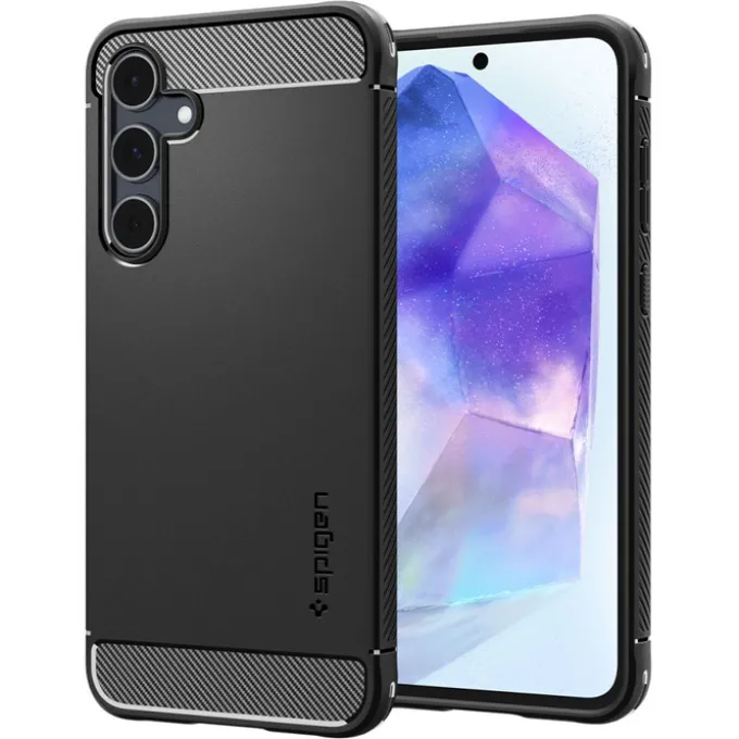 Etui Spigen Rugged Armor Samsung Galaxy A55 5g Matte Black Case