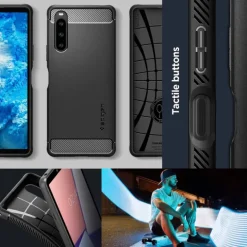 Etui Spigen Rugged Armor Sony Xperia 10 V Matte Black Case