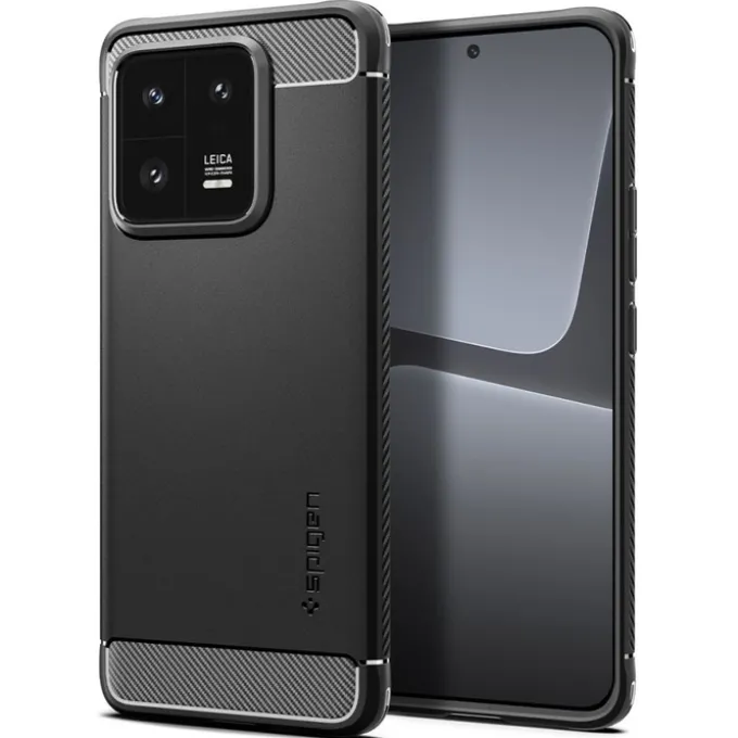 ETUI SPIGEN RUGGED ARMOR XIAOMI 13 PRO MATTE BLACK CZARNY CASE