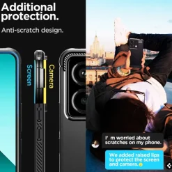 Etui Spigen Rugged Armor Xiaomi Redmi Note 13 Pro 5g / Poco X6 5g Matte Black Case