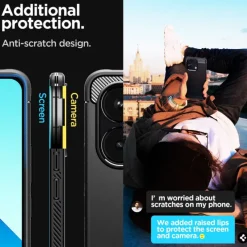 Etui Spigen Rugged Armor Xiaomi Redmi Note 13 4g Matte Black Case