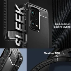 Etui Spigen Rugged Armor Xiaomi Redmi Note 12 Pro+ Plus 5G Matte Black