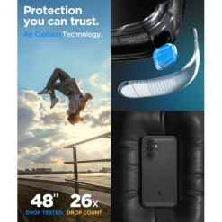 ETUI SPIGEN SAMSUNG GALAXY A57 5G RUGGED ARMOR MATOWE CZARNE