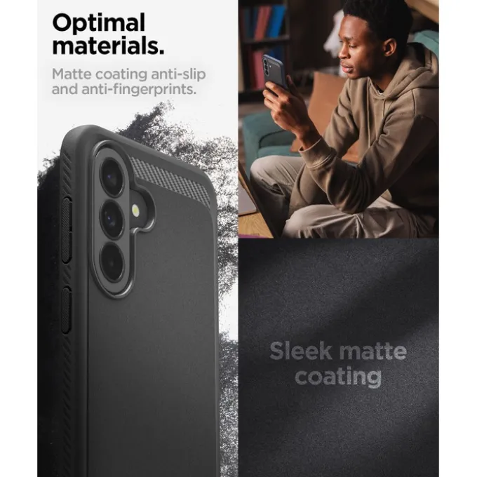 ETUI SPIGEN SAMSUNG GALAXY A37 5G RUGGED ARMOR MATOWE CZARNE