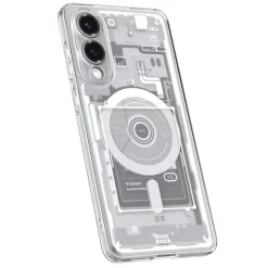 ETUI SPIGEN SAMSUNG GALAXY S25 EDGE ULTRA HYBRID MAG MAGSAFE ZERO ONE WHITE