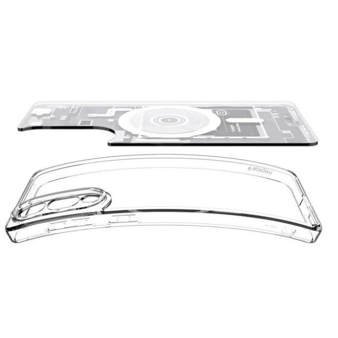 ETUI SPIGEN SAMSUNG GALAXY S25 EDGE ULTRA HYBRID MAG MAGSAFE ZERO ONE WHITE