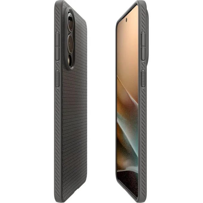 ETUI SPIGEN SAMSUNG GALAXY S25 EDGE LIQUID AIR MARBLE GREY