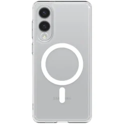 ETUI SPIGEN SAMSUNG GALAXY S25 EDGE ULTRA HYBRID MAG MAGSAFE CLEAR/WHITE
