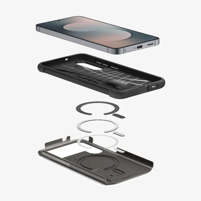 ETUI SPIGEN SAMSUNG GALAXY S25 FE SLIM ARMOR MAG MAGSAFE GUNMETAL