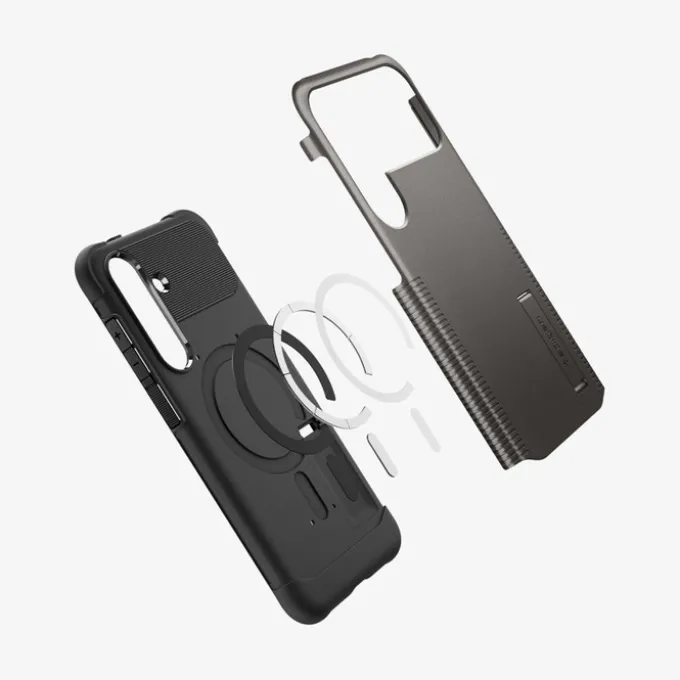 ETUI SPIGEN SAMSUNG GALAXY S25 FE SLIM ARMOR MAG MAGSAFE GUNMETAL