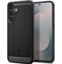 ETUI SPIGEN SAMSUNG GALAXY S25 FE RUGGED ARMOR MATTE BLACK
