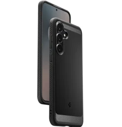 ETUI SPIGEN SAMSUNG GALAXY S25 FE RUGGED ARMOR MATTE BLACK