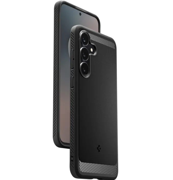 ETUI SPIGEN SAMSUNG GALAXY S25 FE RUGGED ARMOR MATTE BLACK