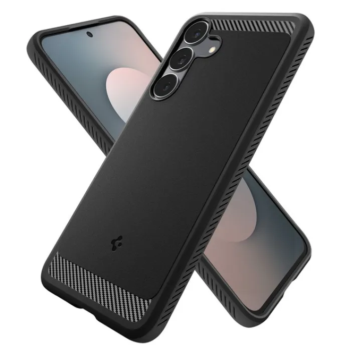 ETUI SPIGEN SAMSUNG GALAXY S25 FE RUGGED ARMOR MATTE BLACK