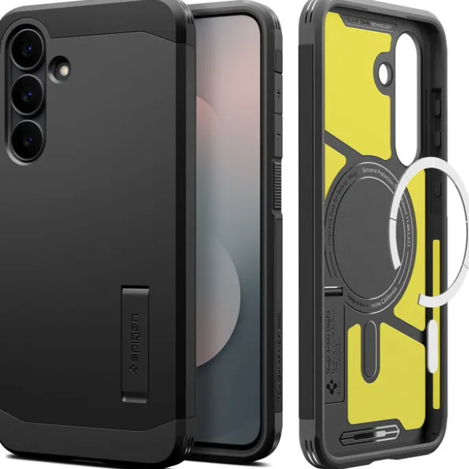 ETUI SPIGEN SAMSUNG GALAXY S25 FE TOUGH ARMOR MAG MAGSAFE BLACK