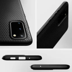 Etui SPIGEN Samsung Galaxy S20 Plus Liquid Air Matte Black Czarne Case