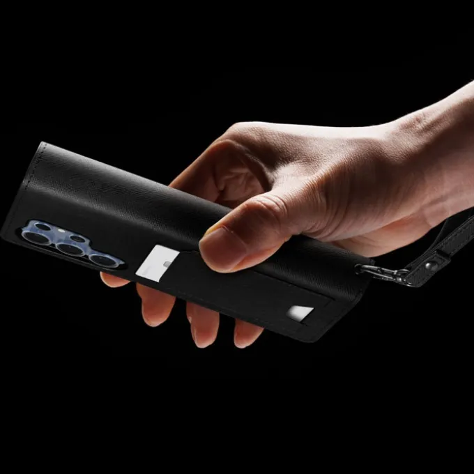 ETUI SPIGEN SAMSUNG GALAXY S25 ULTRA WALLET ”S” CZARNE