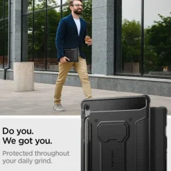ETUI SPIGEN SAMSUNG GALAXY TAB S10 FE+ PLUS 13.1 X620 / X626B RUGGED ARMOR ”PRO” CZARNE