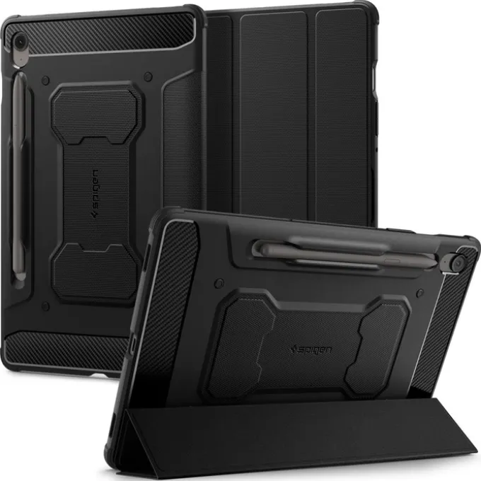 ETUI SPIGEN SAMSUNG GALAXY TAB S10 FE+ PLUS 13.1 X620 / X626B RUGGED ARMOR ”PRO” CZARNE