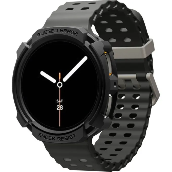 ETUI SPIGEN SAMSUNG GALAXY WATCH 8 40 MM RUGGED ARMOR MATTE CZARNE
