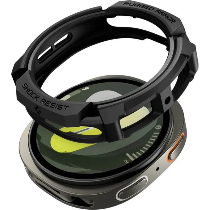 ETUI SPIGEN SAMSUNG GALAXY WATCH 8 40 MM RUGGED ARMOR MATTE CZARNE