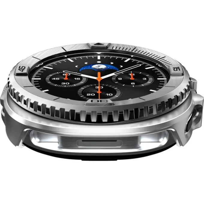 ETUI SPIGEN SAMSUNG GALAXY WATCH 8 CLASSIC (46 MM) BEZEL TUNE PRO PILOT SILVER