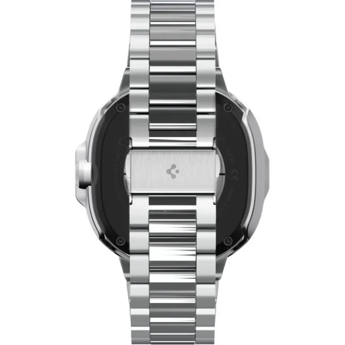 ETUI SPIGEN SAMSUNG GALAXY WATCH 8 CLASSIC (46 MM) BEZEL TUNE PRO PILOT SILVER