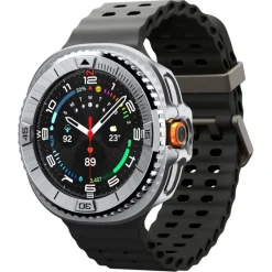 ETUI SPIGEN SAMSUNG GALAXY WATCH 8 CLASSIC (46 MM) BEZEL TUNE PRO PILOT SILVER
