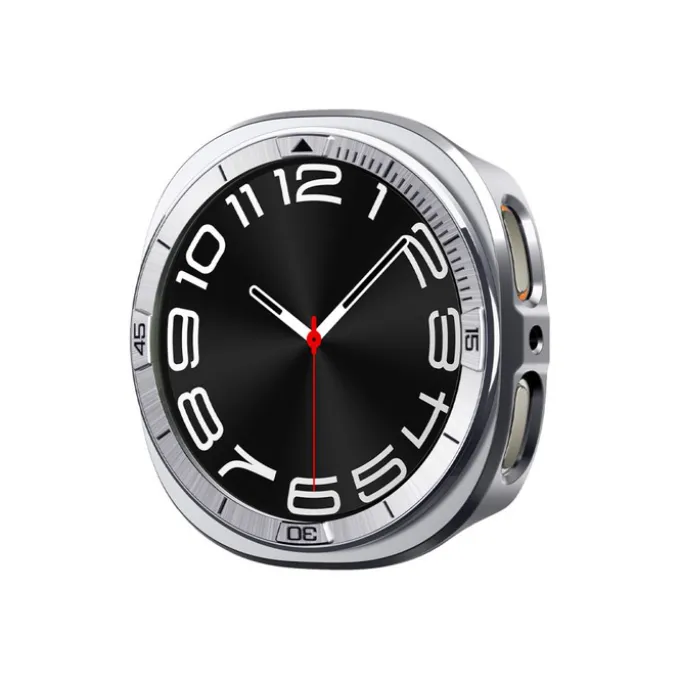 ETUI SPIGEN SAMSUNG GALAXY WATCH 8 (44 MM) BEZEL TUNE PRO PILOT RAMKA SILVER