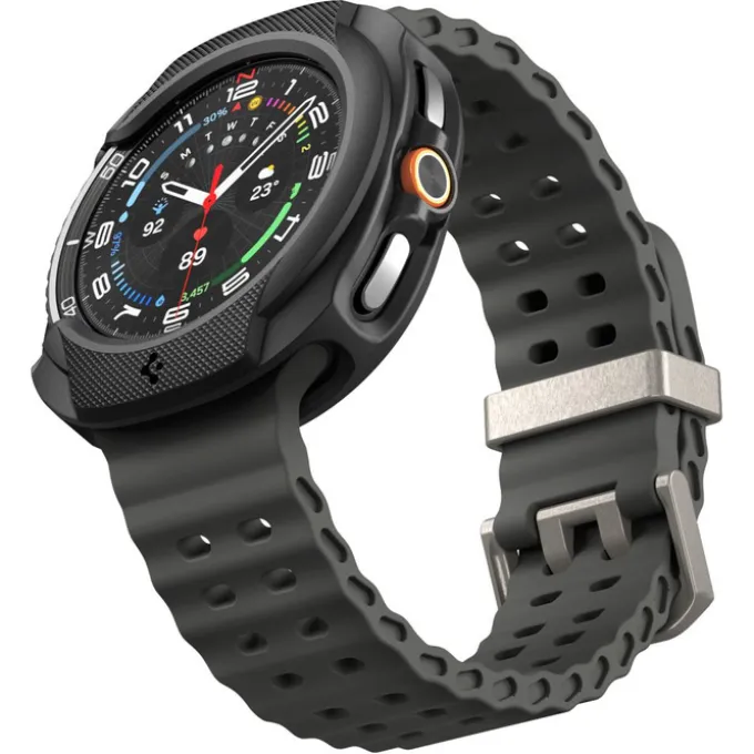ETUI SPIGEN SAMSUNG GALAXY WATCH 8 CLASSIC 46 MM LIQUID AIR MATTE CZARNE