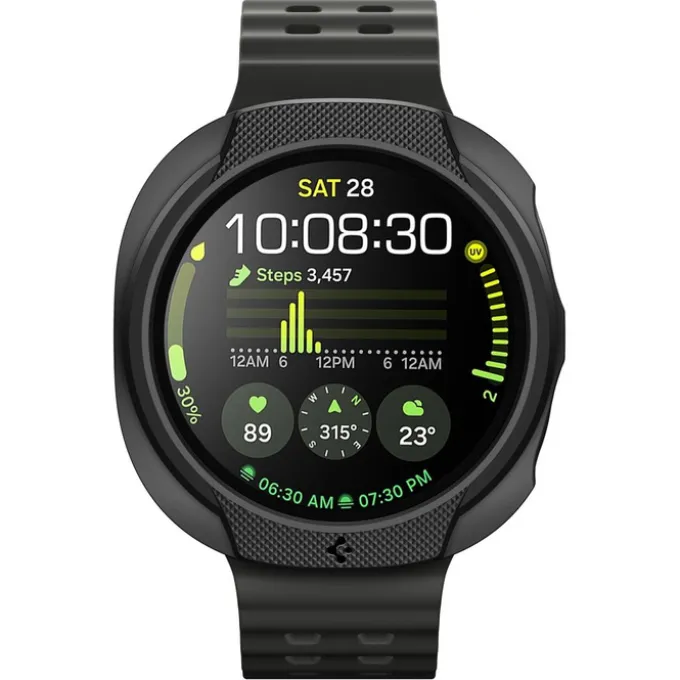 ETUI SPIGEN SAMSUNG GALAXY WATCH 8 44 MM LIQUID AIR MATTE CZARNE