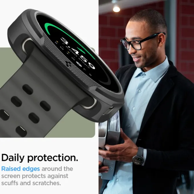 ETUI SPIGEN SAMSUNG GALAXY WATCH 8 44 MM LIQUID AIR MATTE CZARNE