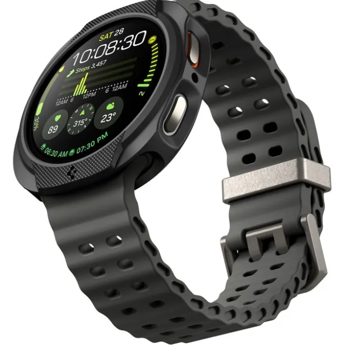 ETUI SPIGEN SAMSUNG GALAXY WATCH 8 44 MM LIQUID AIR MATTE CZARNE