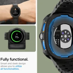 ETUI SPIGEN SAMSUNG GALAXY WATCH 8 40 MM LIQUID AIR MATOWE CZARNE