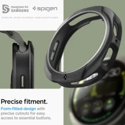 ETUI SPIGEN SAMSUNG GALAXY WATCH 8 40 MM LIQUID AIR MATOWE CZARNE