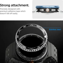 ETUI SPIGEN SAMSUNG GALAXY WATCH 8 CLASSIC (46 MM) BEZEL TUNE PRO DIVER BLACK