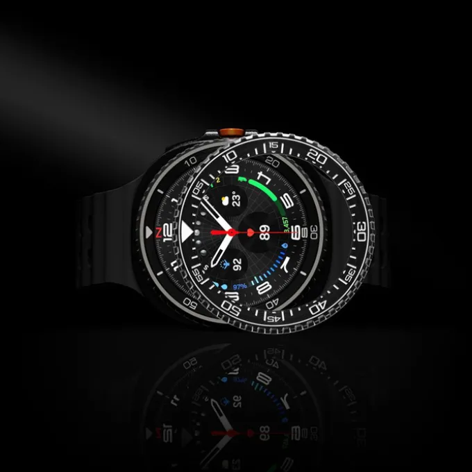 ETUI SPIGEN SAMSUNG GALAXY WATCH 8 CLASSIC (46 MM) BEZEL TUNE PRO DIVER BLACK