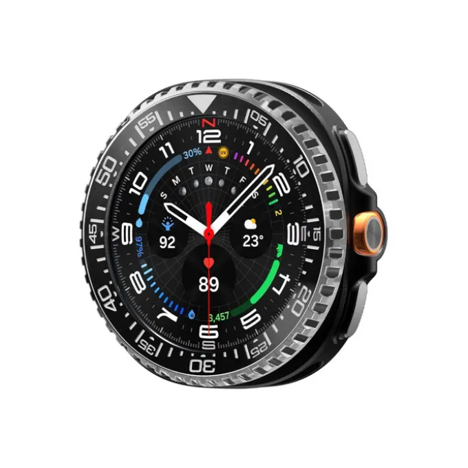 ETUI SPIGEN SAMSUNG GALAXY WATCH 8 CLASSIC (46 MM) BEZEL TUNE PRO DIVER BLACK
