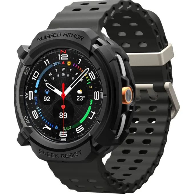 ETUI SPIGEN SAMSUNG GALAXY WATCH 8 CLASSIC 46 MM RUGGED ARMOR MATTE CZARNE