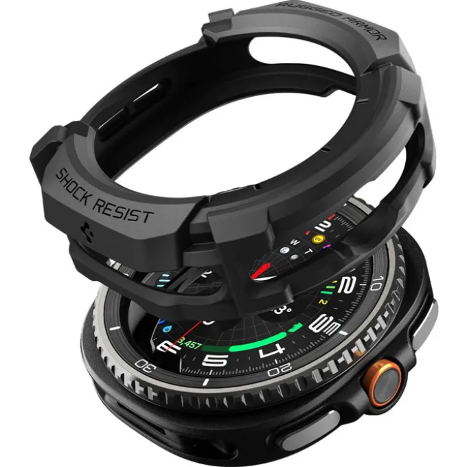 ETUI SPIGEN SAMSUNG GALAXY WATCH 8 CLASSIC 46 MM RUGGED ARMOR MATTE CZARNE