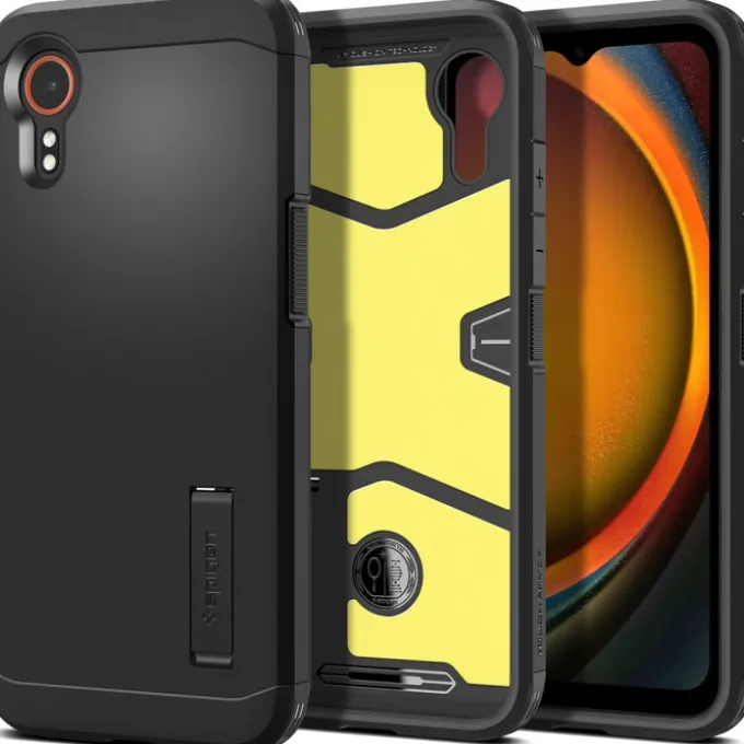 ETUI SPIGEN SAMSUNG GALAXY XCOVER 7 PRO TOUGH ARMOR CZARNY